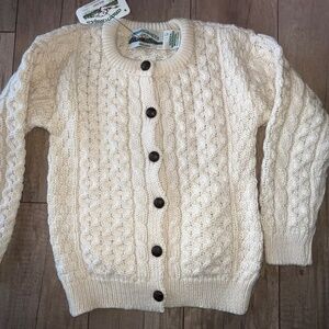 Aran Crafts Aran Sweater NEW 6-7 yrs
